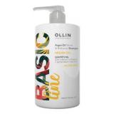 Шампунь для сияния и блеска с аргановым маслом 750мл/ Argan Oil Shine &amp Brilliance  OLLIN BASIC LINE