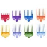 Набор пластиковых насадок # 1-8, цветной  Wahl Attachment comb set # 1-8 coloured/