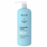 Восстанавливающий кондиционер для волос с церамидами 1000мл OLLIN PROFESSIONAL ULTIMATE CARE